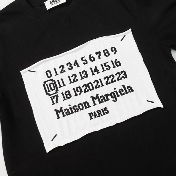 メゾンマルジェラ ナンバリングロゴ Tシャツ 偽物 Mai74541